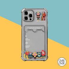 【Knocky原創】iPhone 12/13系列 小怪獸 手機保護殼 四角氣囊防摔 卡套設計