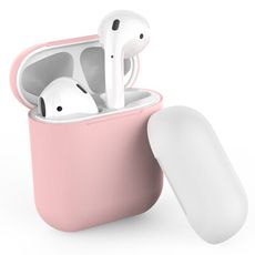 AHAStyle AirPods 1/2代【輕薄系列】 雙色矽膠保護套 矽膠保護套 耳機保護套