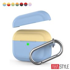 AHAStyle AirPods Pro 矽膠掛勾撞色保護套 分離式設計 矽膠保護套 耳機保護套