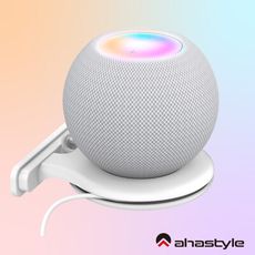 AHAStyle HomePod mini 壁掛式ABS支架底座 加強固定設計 可收納線材