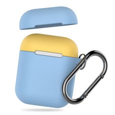 AHAStyle AirPods 撞色掛勾保護套 (1&2代線充版適用) 矽膠保護套 耳機保護套