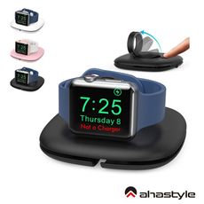 AHAStyle Apple Watch 充電集線底座 可捲收充電線 旅行便攜充電底座