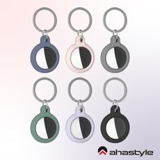 AHAStyle AirTag 矽膠保護套 加厚防摔 金屬環鑰匙圈 經典款