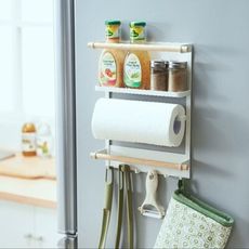 【Refrigerator shelf】磁吸冰箱架．一吸即用．無須安裝