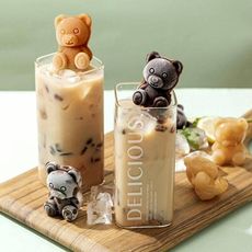 小熊群雪糕冰塊矽膠模具 愜意飲品 小熊舒適得像在泡澡
