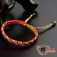 【財神小舖】姻緣紅-平結五色線手鍊《含開光》【SL9509】好人緣姻緣、貴人幫助