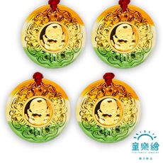 【童樂繪金飾】黃金琉璃紅繩項鍊 四款選一 重0.1錢(彌月金飾 彌月禮)