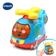 英國【Vtech】嘟嘟聲光互動車-直升機