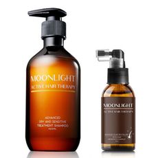 【Moonlight 莯光】進化版 豐盈生機毛囊養髮精華液70mL + 洗髮精400mL 養髮健髮