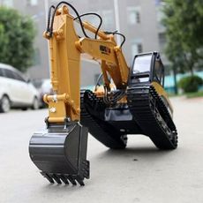 15通道挖土機 遙控挖土機 怪手 挖掘機 合金頭 工程車 遙控車