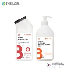 THE LOEL 優惠-廚房清潔2件組合【優質小蘇打粉 500g+抗菌濃縮天然洗潔精 400】