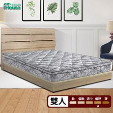 IHouse-拉韋納 天絲綠色環保硬式連結床墊(偏硬) 雙人5尺