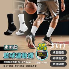 厚底襪/籃球襪/運動襪/中筒襪/長襪/透氣/男襪/型號:C555【FAV】