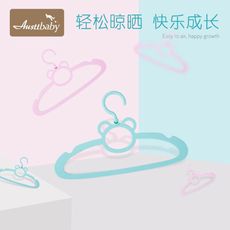 兒童衣架子新生嬰兒小孩寶寶衣架家用可旋轉曬晾衣架-5入裝