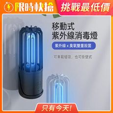 便攜式家居戶外通用紫外線消毒臭氧除臭殺菌UV燈3W