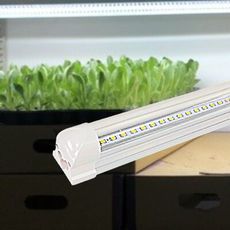 T8 植物燈管規格 2呎 免支架 一體式鋁合金散熱器 LED 全光譜 植物生長燈