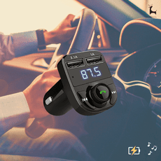HD5 車用MP3 MP3發射器 可通話 雙USB車充 播音樂 藍芽/SD卡/隨身碟播放