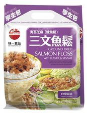 【味一食品】海苔芝麻三文魚鬆15g*10入(學生袋)