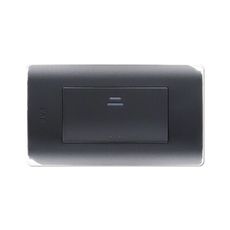 【朝日電工】 RCS-101H RICEME 灰色單開關組(銀邊)-110V