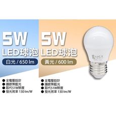 【艾沛斯】 5W LED燈泡E27 多入任選組