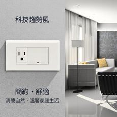 【朝日電工】 USB-4311 雙USB充電器附接地單插座組