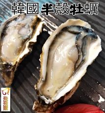 【飛飛購】嚴選活凍 韓國半殼生蠔 (5入/300g±10%) 附發票