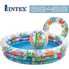 【美國 INTEX】歡樂充氣泳池組 59469