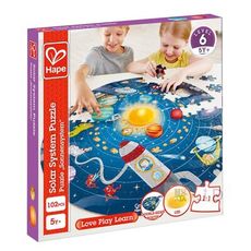 【德國 Hape】神秘的太空LED燈光拼圖