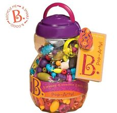 【美國 B.Toys 感統玩具】創意DIY波普珠珠(500PCS)