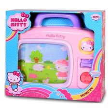 【Hello Kitty凱蒂貓】KT可愛音樂電視機 KT96012