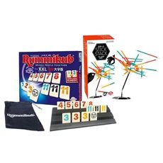 【超值組】拉密數字牌大字版 XXL版(新版) +籤籤入扣 Stick Stack