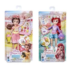 【美國 Disney 迪士尼】迪士尼公主-便服系列公主甜心 (美女與野獸/小美人魚)
