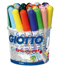 【義大利 GIOTTO】超好洗粗細雙效彩色筆(12色36支) 424900