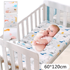 【純棉款60*120cm】嬰兒床包 新生兒全棉床包 兒童床包 寶寶床包 透氣 鬆緊床單 嬰兒床床包