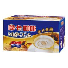 【摩卡咖啡 MOCCA】法式拿鐵四合一隨身包(100入)