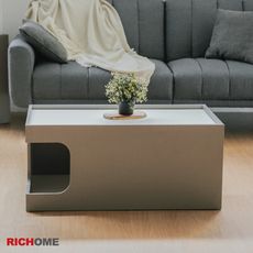 【RICHOME】小豆貓茶几桌 (奶茶色)