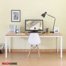 【RICHOME】克拉克180CM80CM工作桌/電腦桌/辦公桌/會議桌/長桌/書桌/餐桌 (2色)