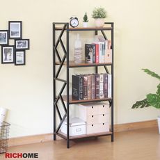 【RICHOME】黑森工業風四層架