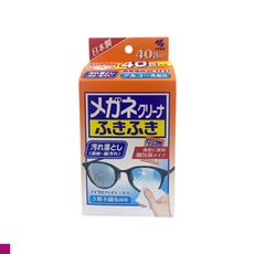 日本 小林製藥 拋棄式 眼鏡清潔 擦拭布 40入/盒