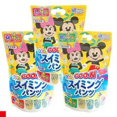 日本 GOO.N 幼童 游泳尿布 戲水褲 4入 (男女皆可)