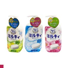 日本 牛乳石鹼 保濕泡沫沐浴乳 550ml(溫和皂香/綜合花香/高雅柚香)