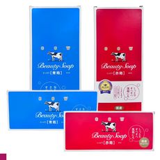日本 牛乳石鹼 牛乳香皂 紅盒 藍盒 6入/盒