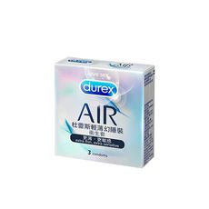 【Durex杜蕾斯】輕薄幻隱裝AIR保險套3入/盒(更薄 更敏感 衛生套)