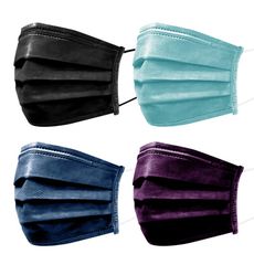【舒適久】成人用 未滅菌 醫療口罩50入/盒 特殊色 共4色 任選(台灣製 雙鋼印 多彩)