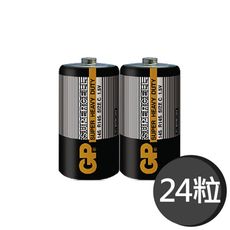 【超霸GP】超級環保 2號(C)碳鋅電池24粒裝(1.5V電池)
