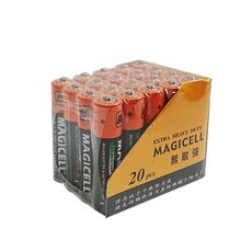 【無敵強MAGICELL】4號AAA碳鋅電池600入裝(R03P錳乾1.5V乾電池 黑錳 一般電池