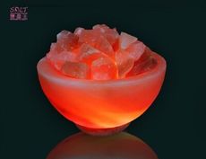 鹽燈專家【鹽晶王】超大玫瑰鹽聚寶盆鹽燈（口徑25公分），讓您招財納福，開運旺財，財富滿滿，財源滾滾