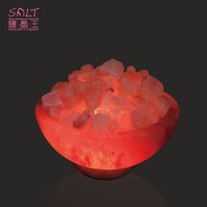 鹽燈專家【鹽晶王】超大玫瑰鹽聚寶盆鹽燈（口徑30公分），讓您招財納福，開運旺財，財富滿滿，財源滾滾