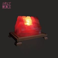 鹽燈專家【鹽晶王】玫瑰鹽糖果屋造型鹽燈-居家風水擺飾/開運旺財/富貴滿堂