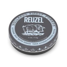 REUZEL 灰豬極強水泥級無光澤髮蠟113g